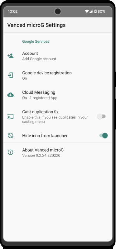 Key Features of Vanced MicroG